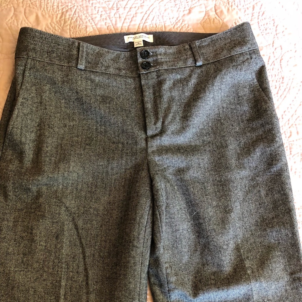 Lined wool dress pants